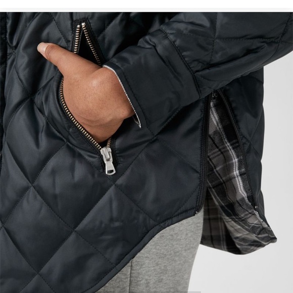 Converse reversible Black Plaid Jacket - Picture 10 of 10